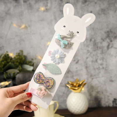 JMT-596042 Kids' Cloth Crown Hairpin Headpiece