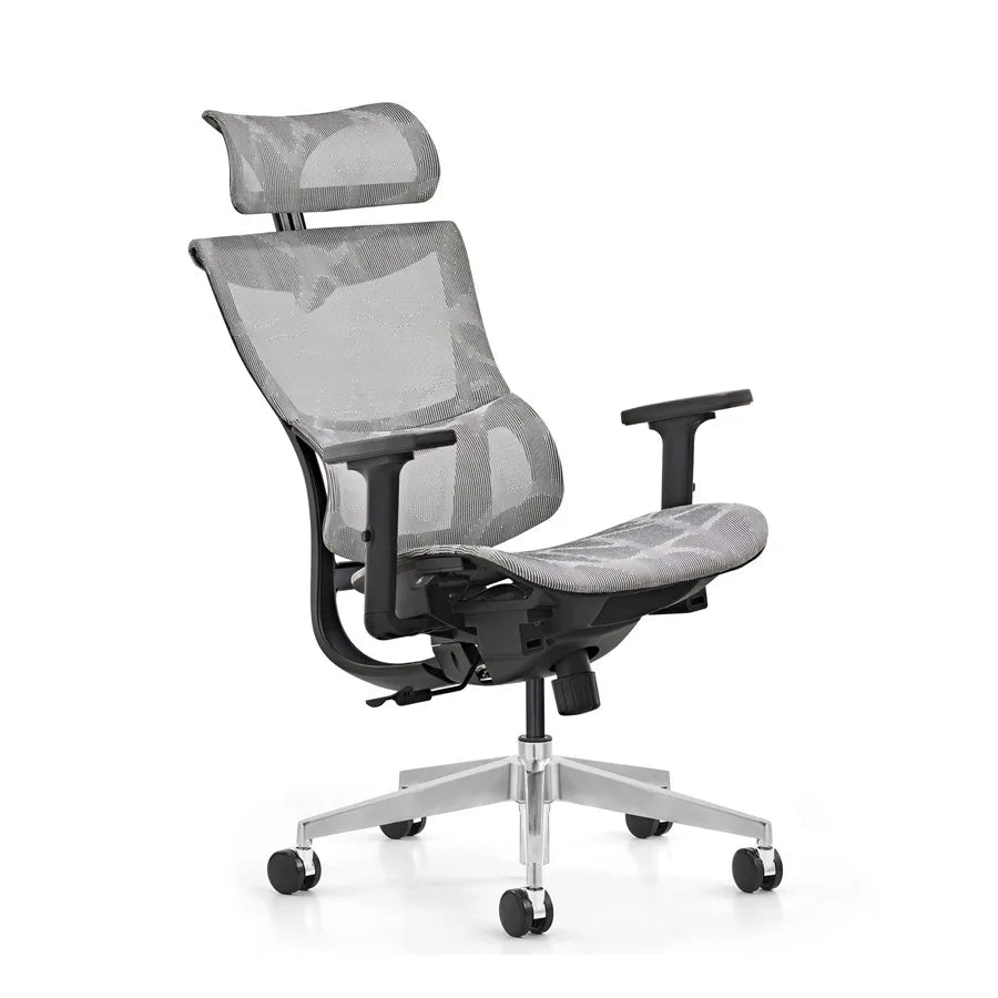 JMT-596106 Ergonomic High Back Office Chair with Mesh Design and Aluminium Base