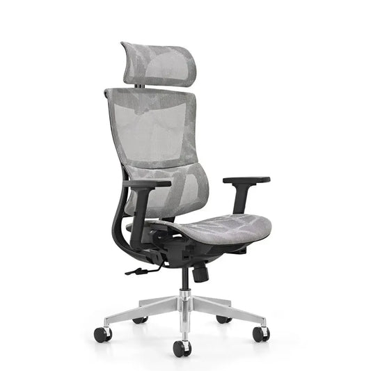 JMT-596106 Ergonomic High Back Office Chair with Mesh Design and Aluminium Base