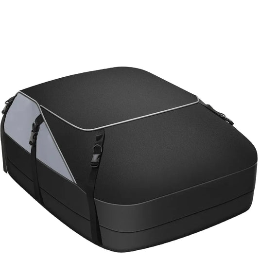 JMT-596298 Durable 15 Cubic Feet Waterproof Roof Bag for Car Rooftop Cargo Storage, 500D PVC Material, Universal Fit
