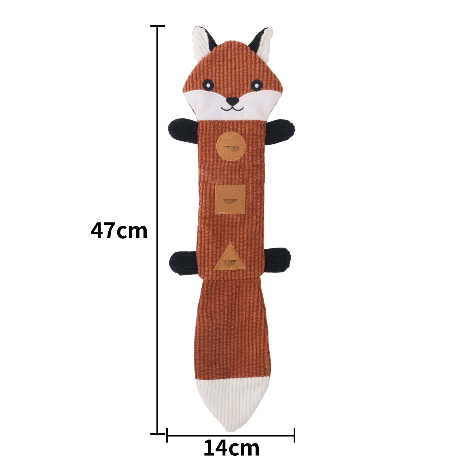 JMT-596490 Durable Chew Toy for Dogs - Bite-resistant Plush Animal Design for Teething and Dental Health