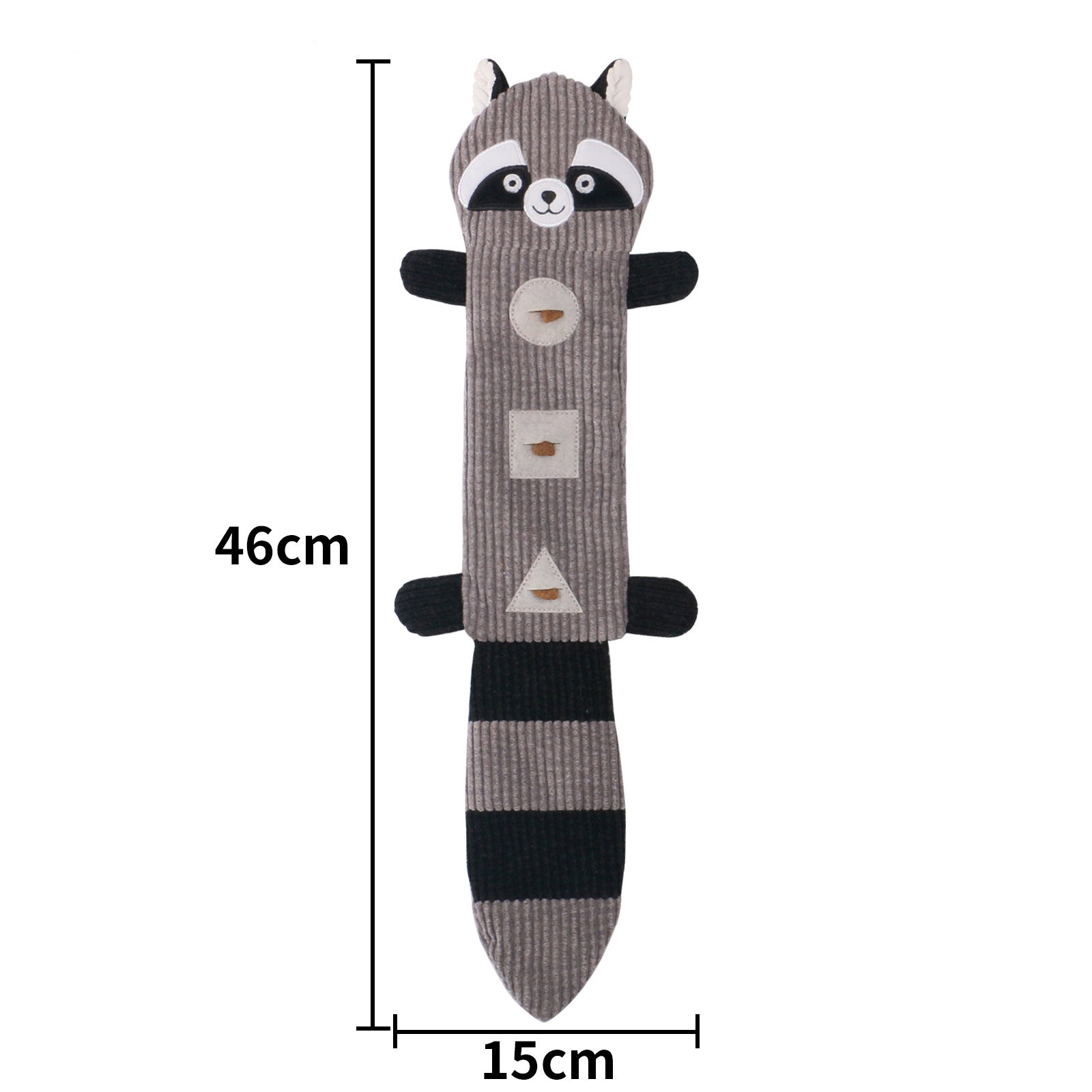 JMT-596490 Durable Chew Toy for Dogs - Bite-resistant Plush Animal Design for Teething and Dental Health