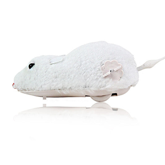 JMT-596810 Interactive Plush Mouse Toy for Cats and Dogs - Random Colors