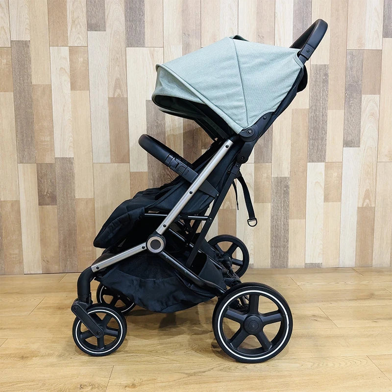 JMT-596810 Lightweight Side-by-Side Double Umbrella Stroller with Ample Storage for Travel