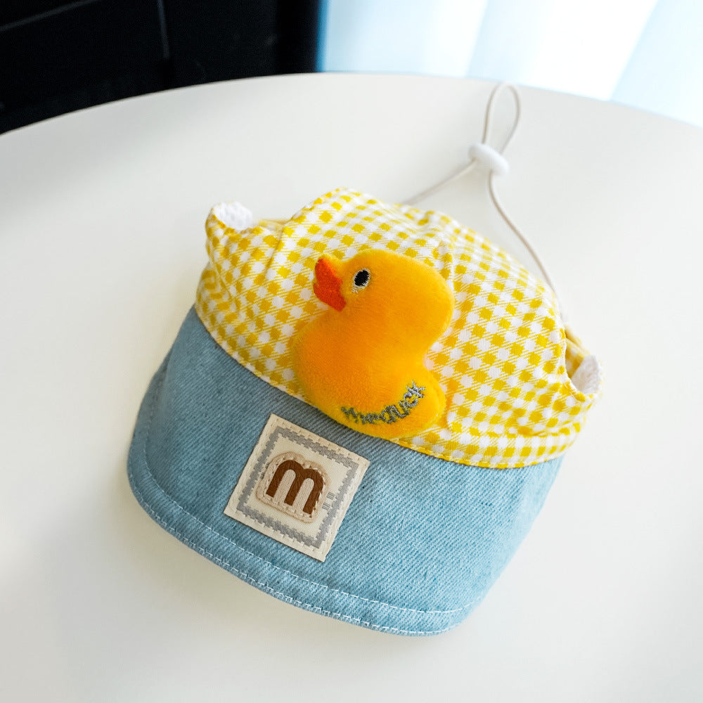 JMT-597002 Spring Summer Cat Clothes Set with Harness, Leash, and Hat for Outings