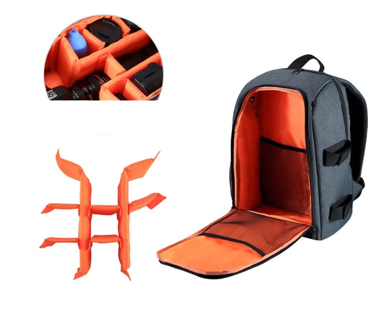 JMT-597002 Waterproof Outdoor Camera Backpack with Dual Shoulder Straps and Multiple Compartments