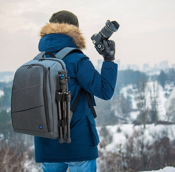 JMT-597002 Waterproof Outdoor Camera Backpack with Dual Shoulder Straps and Multiple Compartments