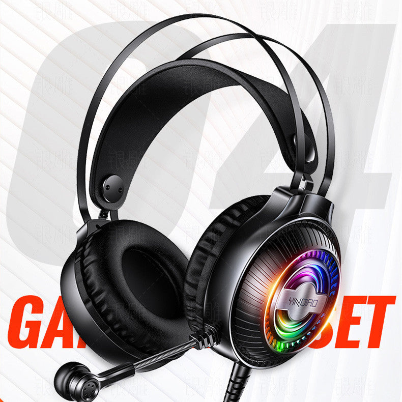 JMT-597322 Wired Computer Headset with Microphone and Breathable Protein Earmuffs