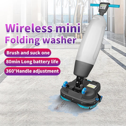 JMT-597450 Lithium Battery Mini Upright Floor Scrubber Dryer with Brushless Motors
