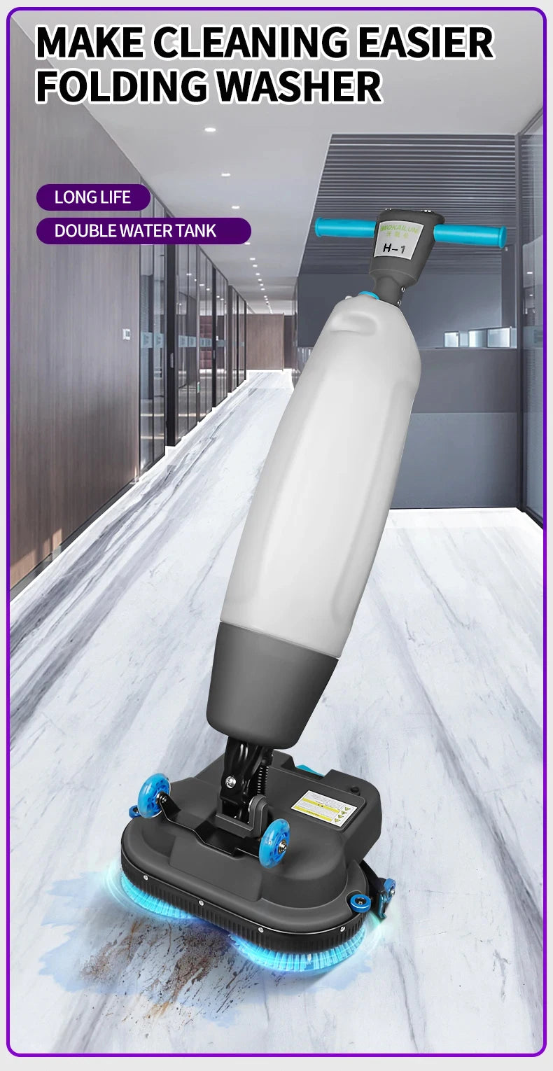 JMT-597450 Lithium Battery Mini Upright Floor Scrubber Dryer with Brushless Motors