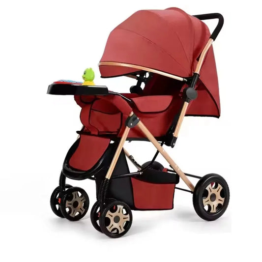 JMT-597962 Adjustable 3-in-1 Foldable Stroller and Baby Walker for Convenient Baby Travel
