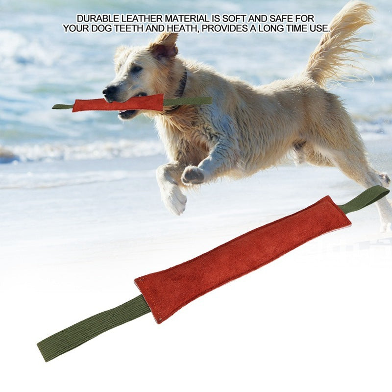 JMT-597962 Cowhide Dog Training Stick for Effective Bite Force Practice