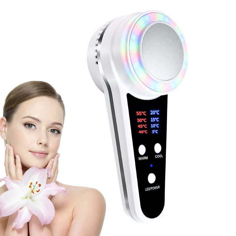 JMT-598218 USB Rechargeable Hot and Cold Beauty Instrument with Multiple Temperature Settings for Skincare