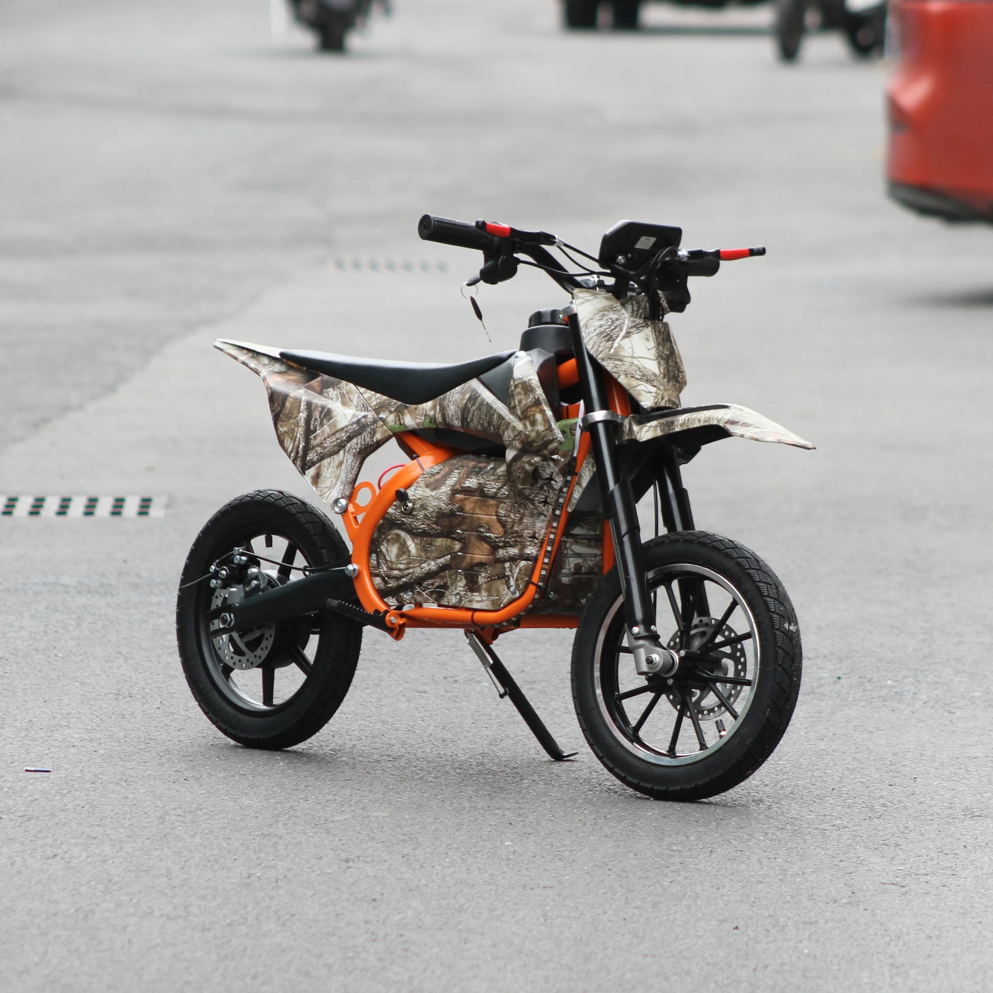 JMT-598730 Electric Dirt Bike for Kids - 350W 36V Off-Road Dirt Bike with Mountain Road Capability , Top Speed 27.9 mph