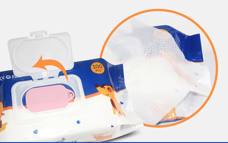 JMT-599050 Pet Claw Cleaning Wipes for Cats and Dogs - 100 Soft & Effective Wipes, 15x20cm