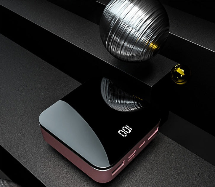 JMT-599306 Compact 10000mAh Mini Power Bank with Polymer Lithium Ion Cell, Alloy Shell, and Pocket-Sized Design