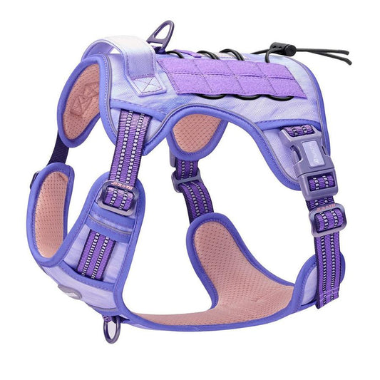 JMT-599306 Reflective Nylon Traction Rope with Adjustable Chest Harness for Outdoor Training