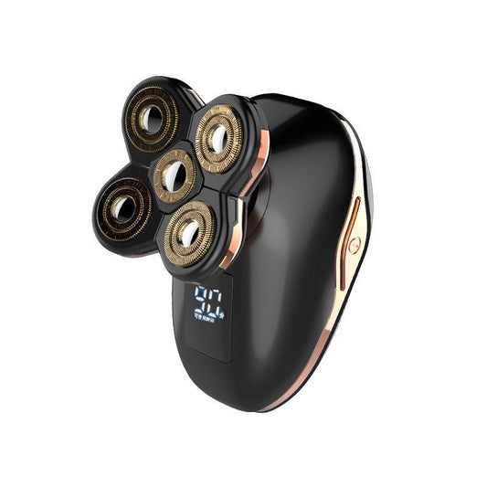 JMT-599370 LCD Digital Display Electric Shaver with IPX5 Waterproof Design, 90-Minute Battery Life, USB Charging