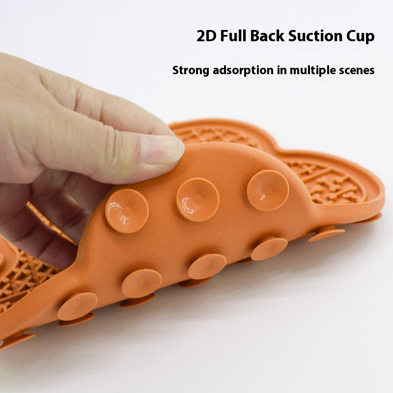 JMT-599434 Silicone Licking Mat with Suction Cups for Pet Distraction and Slow Feeding - Available in Multiple Colors