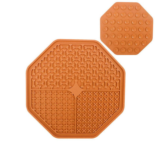 JMT-599434 Silicone Licking Mat with Suction Cups for Pet Distraction and Slow Feeding - Available in Multiple Colors