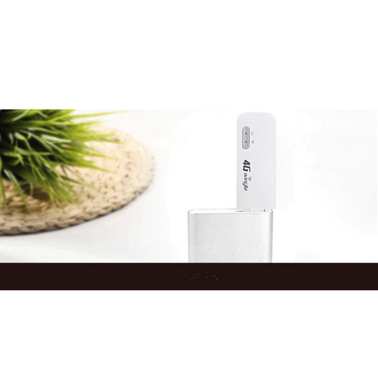 JMT-599754 4G Portable Wireless Router with SIM Card Slot, 150Mbps Wi-Fi, White Plastic, USB Interface, Ideal for Home Use