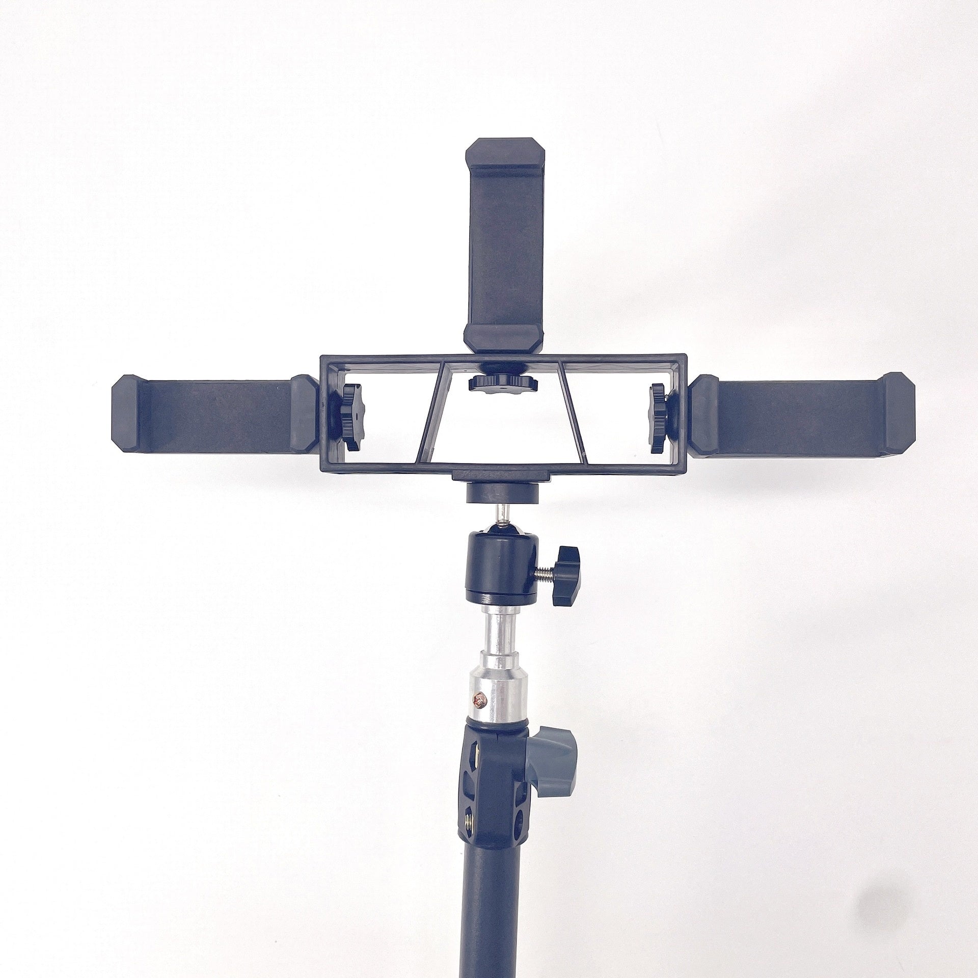 JMT-599818 Adjustable Mobile Phone Tripod with Retractable Height 1.1m to 2.1m for Photography and Vlogging