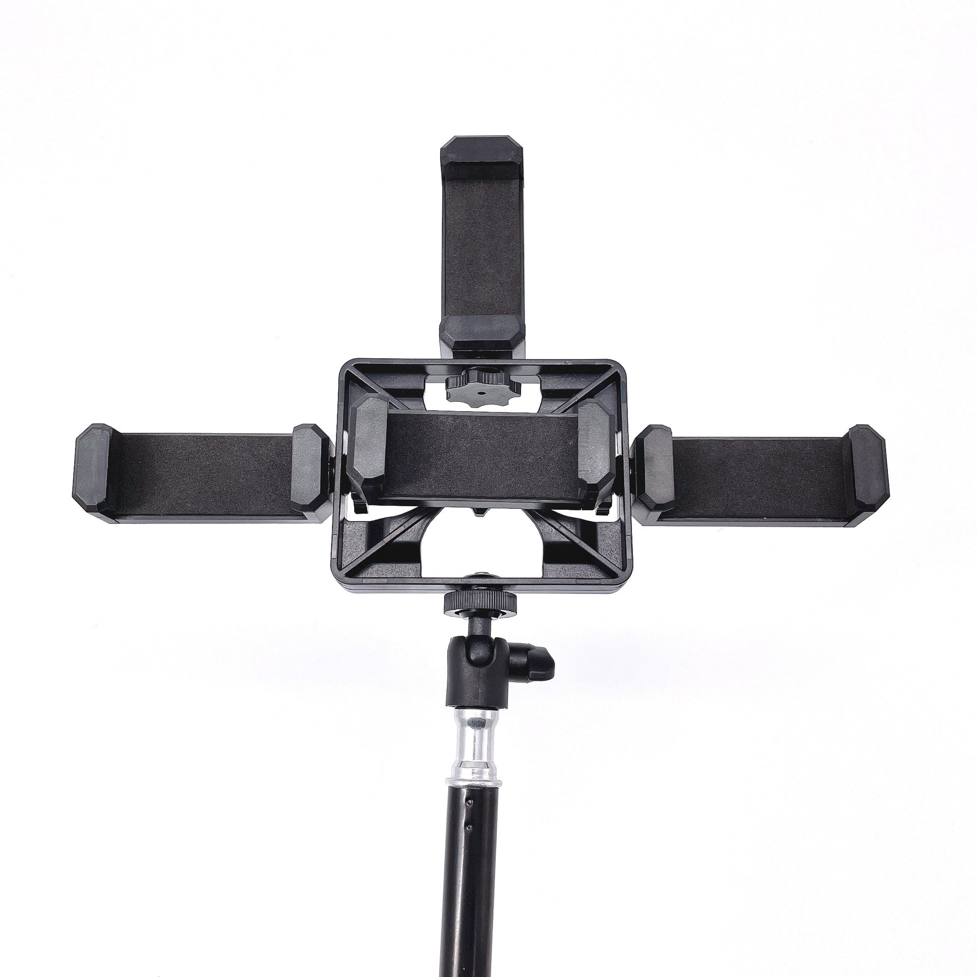 JMT-599818 Adjustable Mobile Phone Tripod with Retractable Height 1.1m to 2.1m for Photography and Vlogging