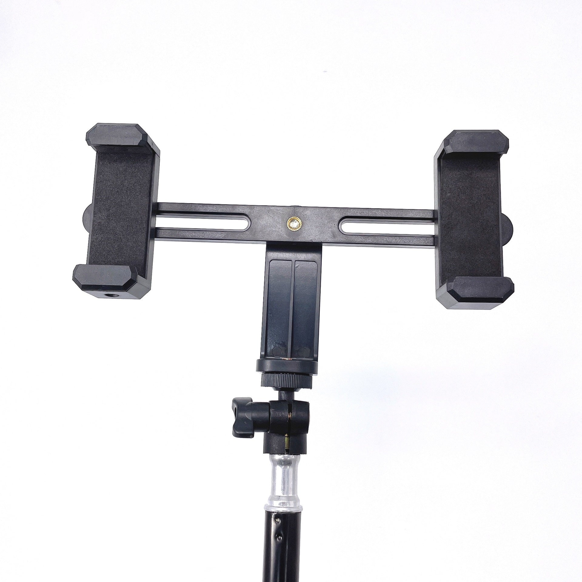 JMT-599818 Adjustable Mobile Phone Tripod with Retractable Height 1.1m to 2.1m for Photography and Vlogging