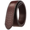 JMT-599882 Luxury Men's Crocodile Pattern Leather Belt