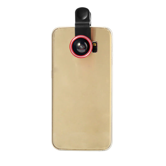 JMT-600138 Mini Clip-On Camera Lens for Mobile Phones - Wide Angle and Macro Options