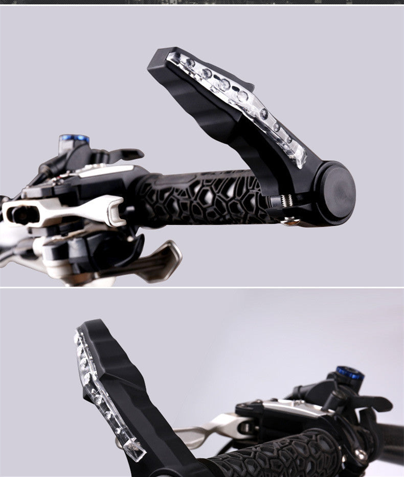 JMT-600330 Bicycle LED Steering Handlebar Lamp with Horn and Warning Light for Mountain Bikes