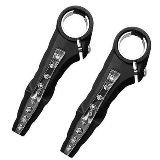 JMT-600330 Bicycle LED Steering Handlebar Lamp with Horn and Warning Light for Mountain Bikes