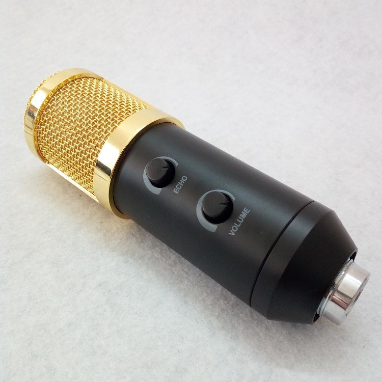 JMT-600458 Versatile Condenser Microphone with Adjustable Volume and Reverb - Includes Tripod, Clip, and Accessories