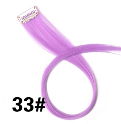 JMT-600650 18-Inch Wig Hair Extension in Vibrant Color with Natural Appearance