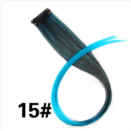 JMT-600650 18-Inch Wig Hair Extension in Vibrant Color with Natural Appearance