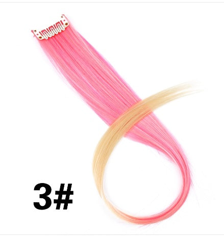 JMT-600650 18-Inch Wig Hair Extension in Vibrant Color with Natural Appearance