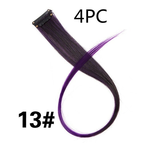 JMT-600650 18-Inch Wig Hair Extension in Vibrant Color with Natural Appearance