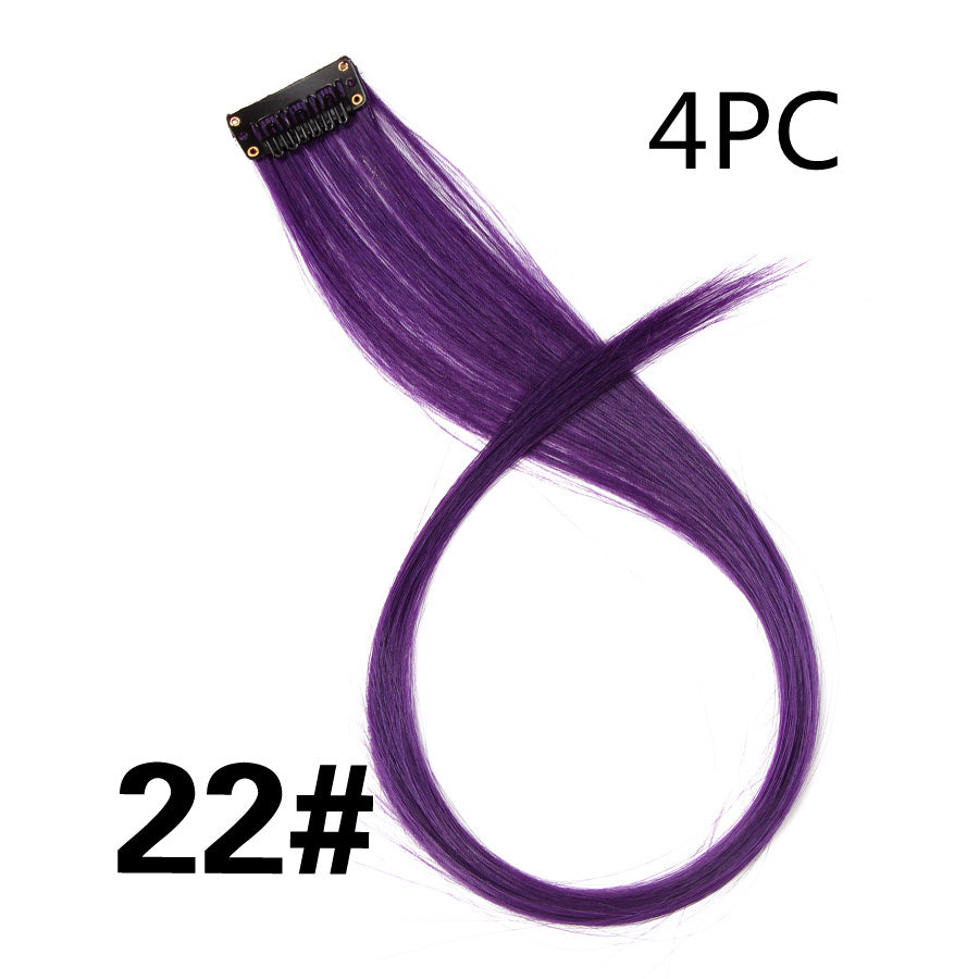 JMT-600650 18-Inch Wig Hair Extension in Vibrant Color with Natural Appearance