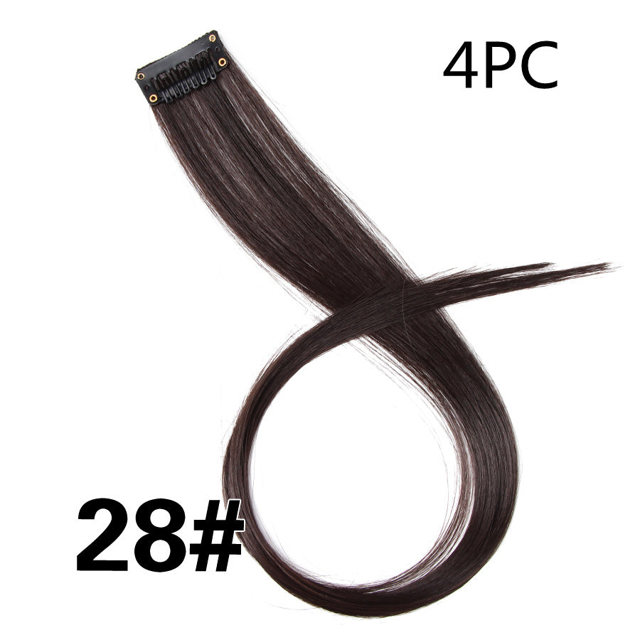 JMT-600650 18-Inch Wig Hair Extension in Vibrant Color with Natural Appearance