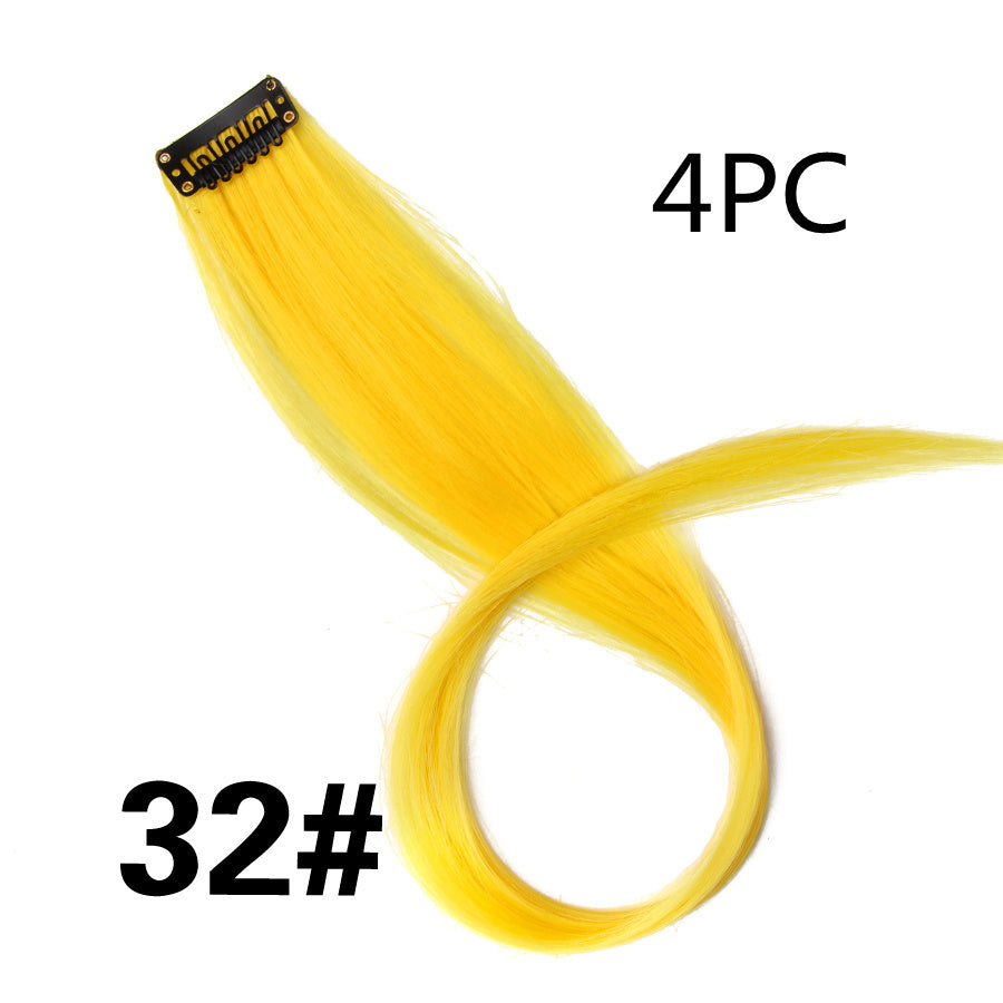 JMT-600650 18-Inch Wig Hair Extension in Vibrant Color with Natural Appearance