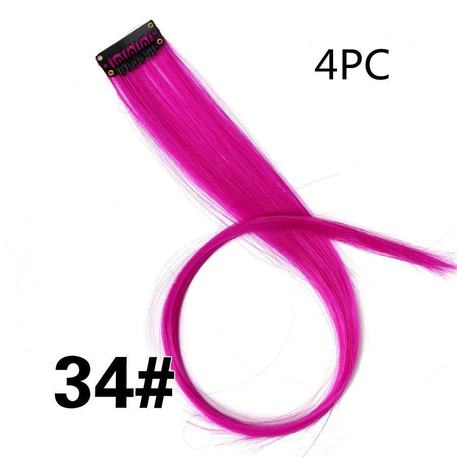 JMT-600650 18-Inch Wig Hair Extension in Vibrant Color with Natural Appearance