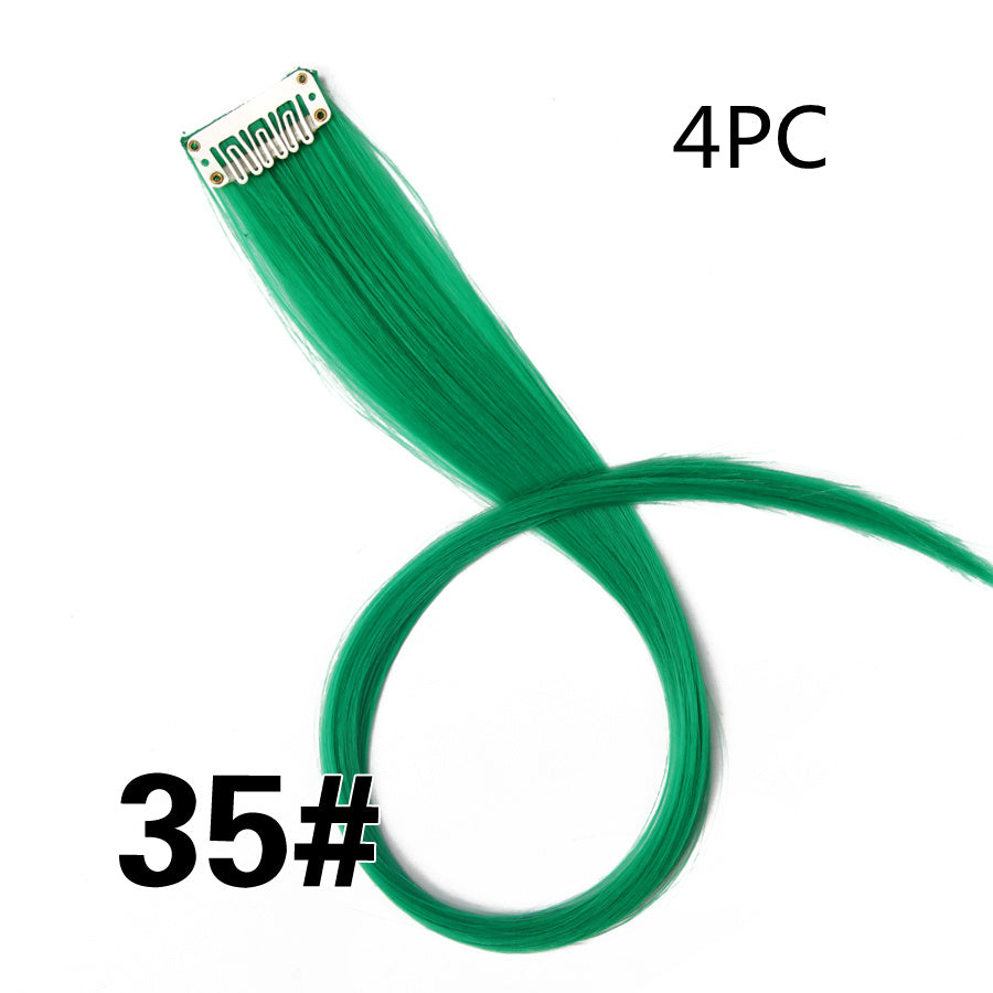 JMT-600650 18-Inch Wig Hair Extension in Vibrant Color with Natural Appearance