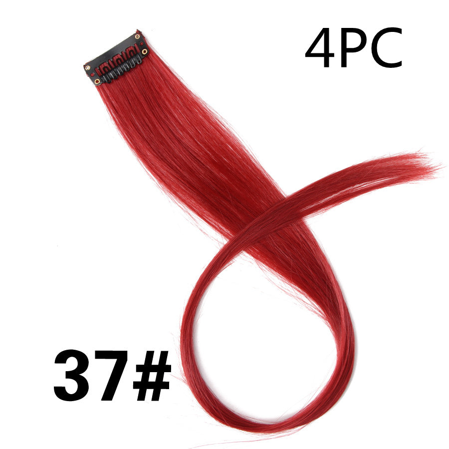 JMT-600650 18-Inch Wig Hair Extension in Vibrant Color with Natural Appearance