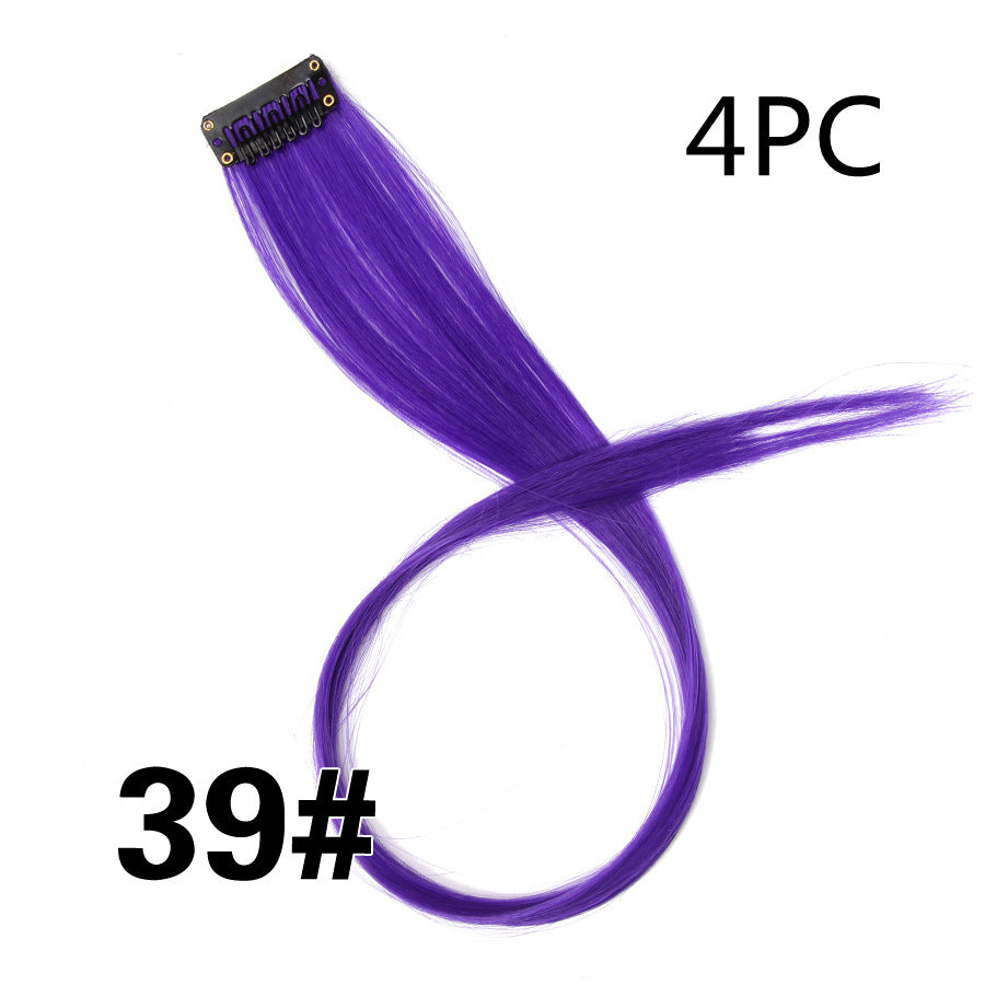 JMT-600650 18-Inch Wig Hair Extension in Vibrant Color with Natural Appearance