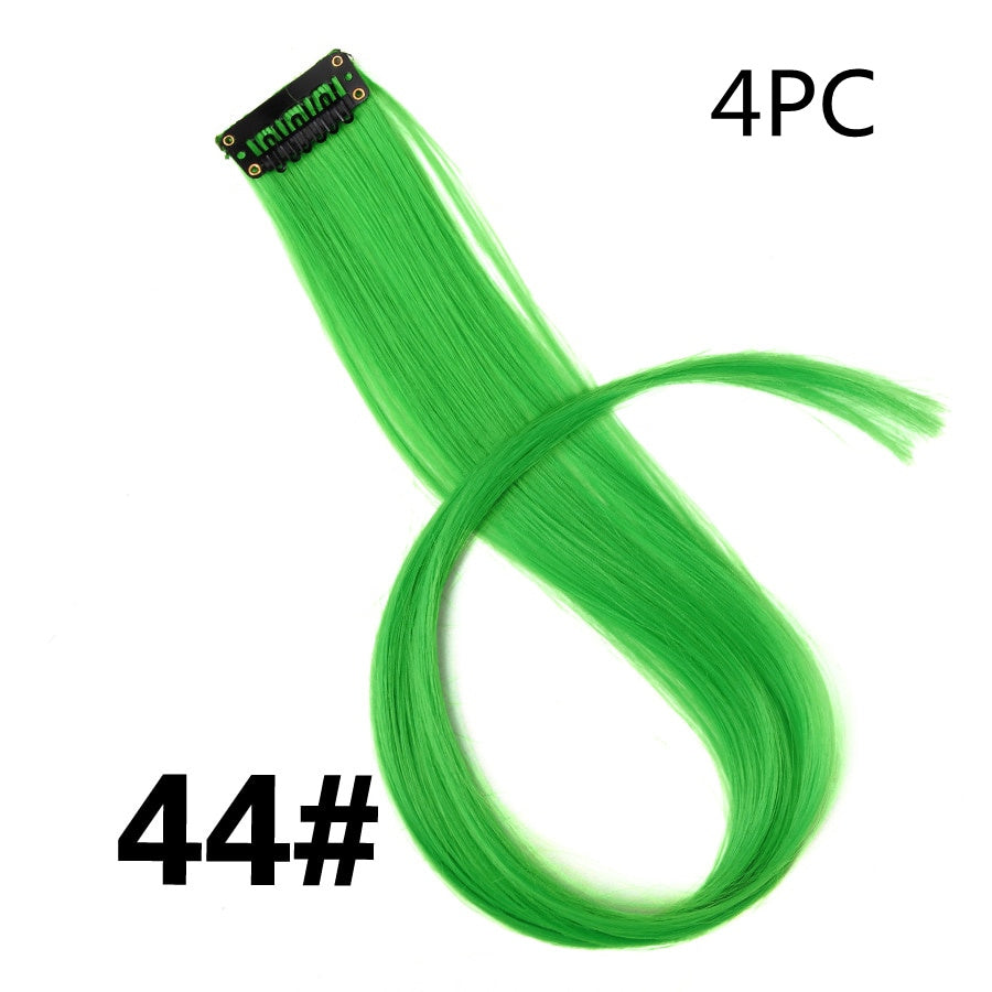 JMT-600650 18-Inch Wig Hair Extension in Vibrant Color with Natural Appearance