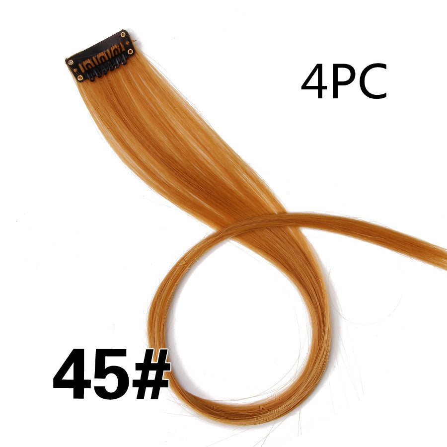 JMT-600650 18-Inch Wig Hair Extension in Vibrant Color with Natural Appearance