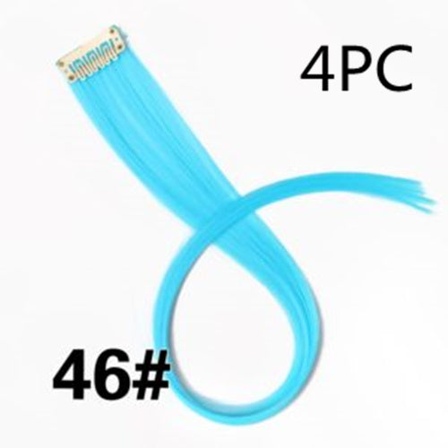 JMT-600650 18-Inch Wig Hair Extension in Vibrant Color with Natural Appearance