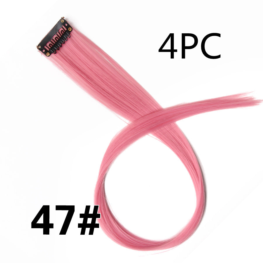 JMT-600650 18-Inch Wig Hair Extension in Vibrant Color with Natural Appearance