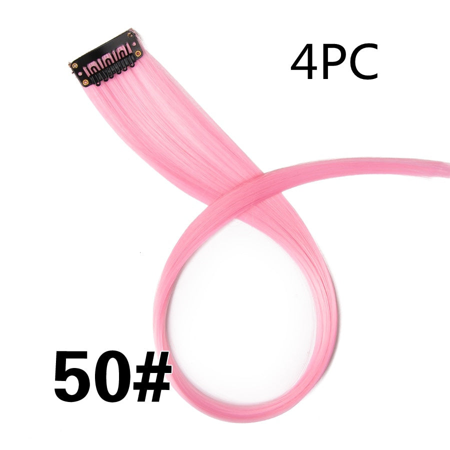 JMT-600650 18-Inch Wig Hair Extension in Vibrant Color with Natural Appearance