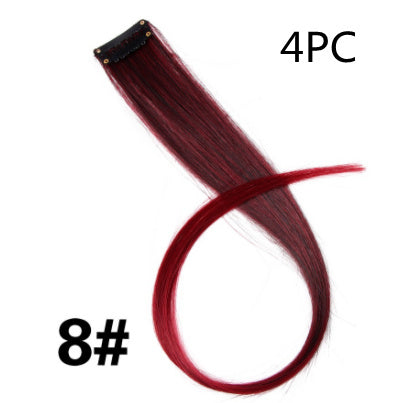 JMT-600650 18-Inch Wig Hair Extension in Vibrant Color with Natural Appearance